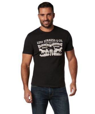 levi's 2 horse t shirt