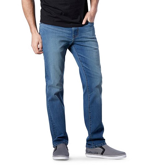 Men's FLEXTECH Slim Fit Straight 4 Way Stretch Jeans - Light Wash 