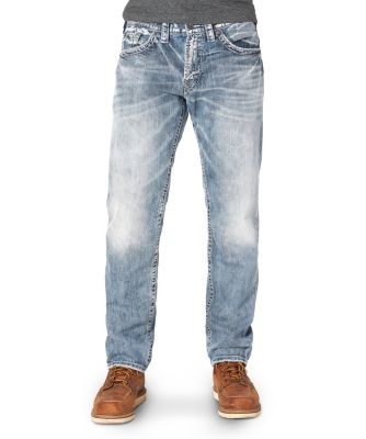 relaxed fit tapered jeans