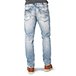 Men's Eddie Relax Fit Tapered Light Wash Jeans