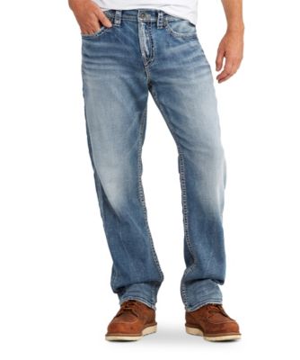 mens silver jeans grayson