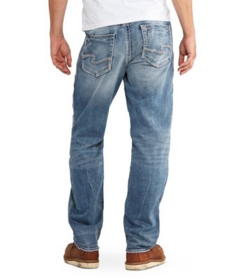 mens silver jeans grayson
