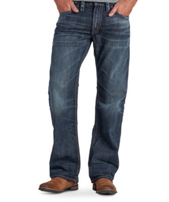 mens loose fit straight leg jeans