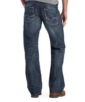 mens silver jeans zac