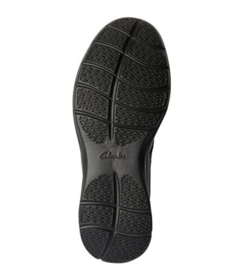 clarks black lace up shoes