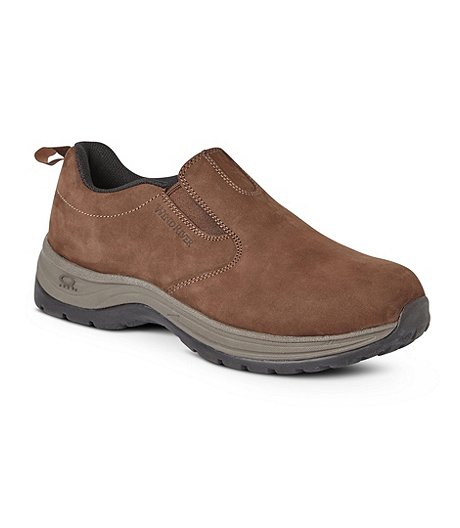 Men's Roamer Slip On Quad Comfort Wide Fit Hiking Shoes - Brown