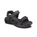 Men's Flex Advantage 1.0 Sandals with Adjustable Straps - Black