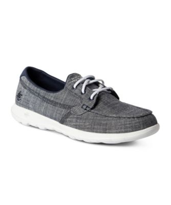 skechers on the go boat shoes black