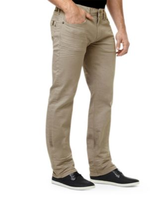 men's straight six pants