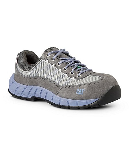 Women's Exact Steel Toe Composite Plate Athletic Safety Shoes - Grey