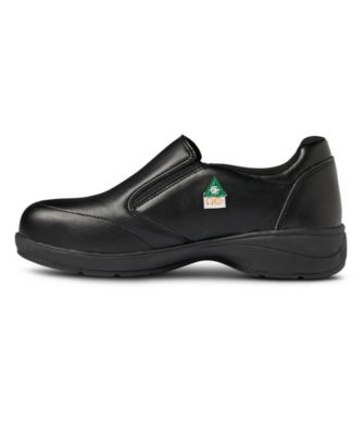 ladies slip on steel toe shoes