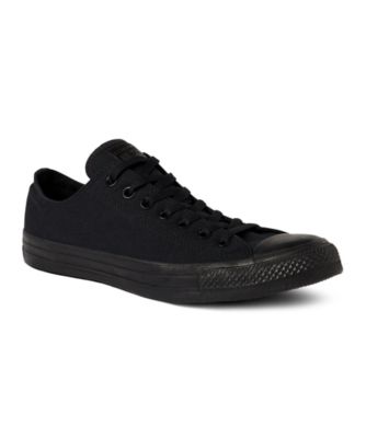 converse basse noir mono