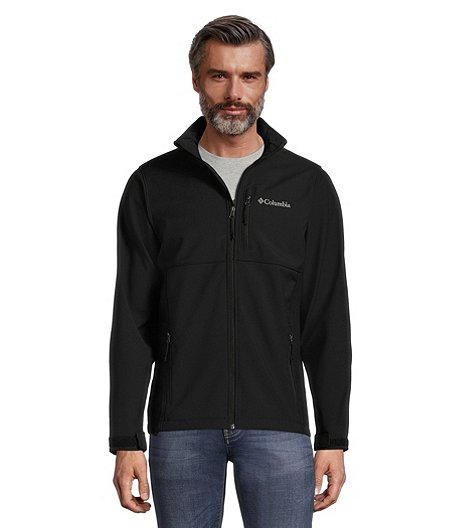 Men's Ascender Wind And Water Resistant Softshell Jacket - Black | L ...