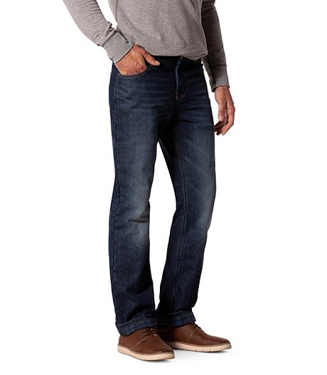 Men's T-MAX Plaid Flannel Lined Jeans | Mark's