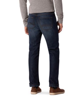 mens lined jeans