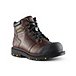 Men's 6002 6 Inch Steel Toe Steel Plate Leather Work Boots - Brown