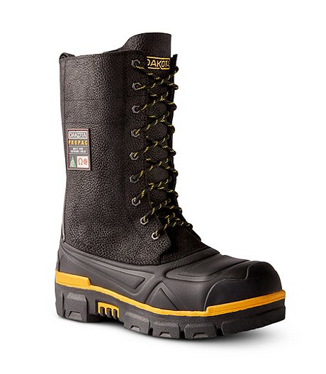 Men's 8527 Steel Toe Steel Plate IceFX Leather Winter Boots
