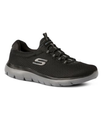 skechers running homme argent