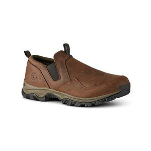 Men's Mt Maddsen Slip On Leather Shoes Brown - Wide | L’Équipeur
