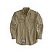 Men's Flame Resistant Button Down Collar Twill Pocket Flaps Shirt 