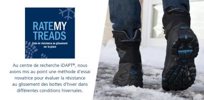 bottes avec crampons rabattable