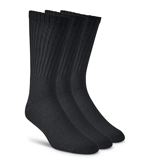 Paquet de 3 paires de mi-chaussettes de sport Quad Comfort pour hommes