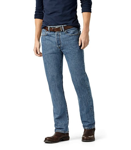 Men's 501 Original Fit Stone Washed Jeans - Denim