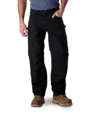 stretch work pants with pockets