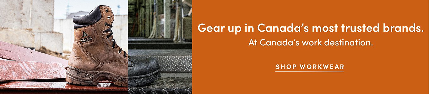 Gear up in Canada's most trusted brands. Shop workwear.