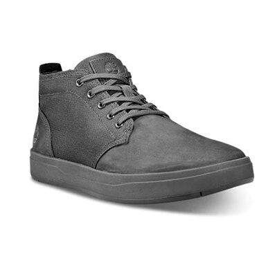 Men's Davis Square Leather and Fabric Chukka Boots