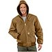 Men's Duck Quilt Flannel Hooded Active Jacket - Brown - Online Only