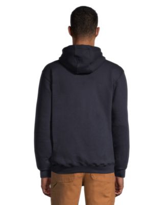 carhartt men's midweight hooded logo sleeve sweatshirt