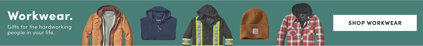 Workwear. Gifts for the hardworking people in your life. Shop workwear.