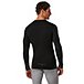 Men's Lifa Merino Crew Neck Thermal Base Layer Long Sleeve Shirt - Black