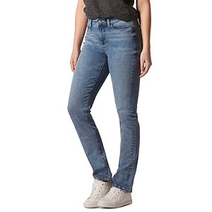 Women's Curve-Tech Hanna High Rise Straight Jeans - Medium Indigo | Mark's