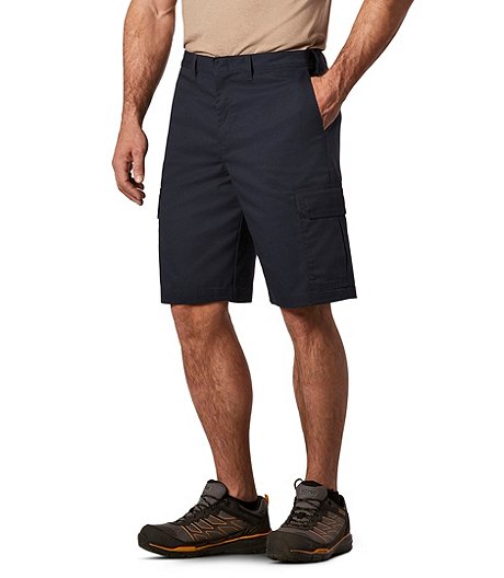 Men's Stretch Poly/Cotton Cargo Work Shorts