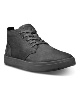 timberland davis square chukka boots in black