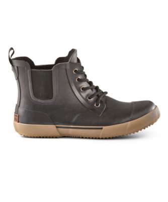 all black duck boots mens