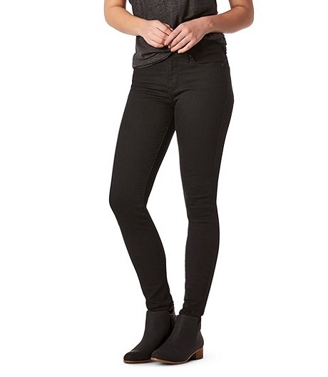 retail panic Bibliography Women's 311 Shaping Mid Rise Skinny Jeans - Soft Black | Mark's