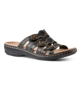 Leisa Grace 3 Strap Slide Sandals 