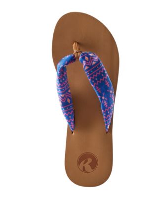 material flip flops womens