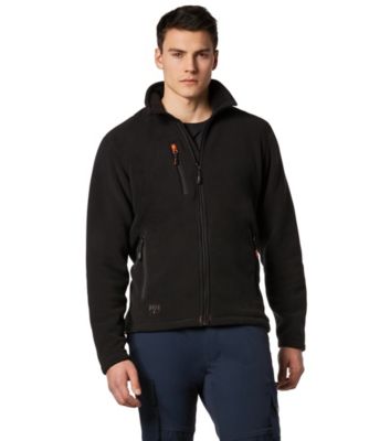 mens black zip up fleece jacket