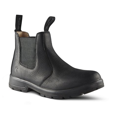 Unisex Back Forty Leather Quad Comfort Boots - Black