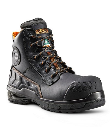 Men's 6 Inch Composite Toe Composite Plate 6512 FRESHTECH Safety Work Boots