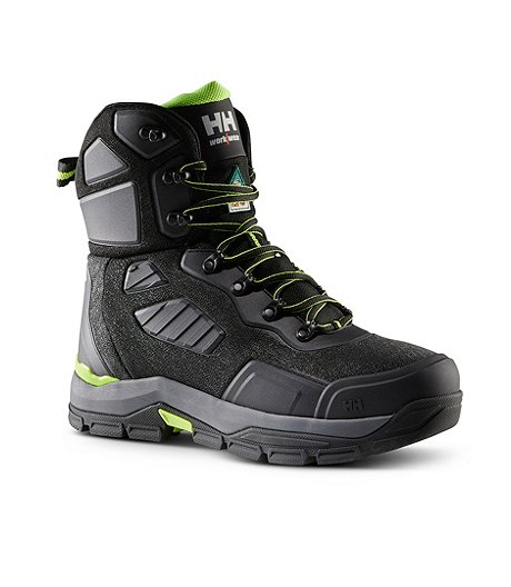Men's 8 Inch Steel Toe Steel Plate Super Resilient Dri-Tec Safety Work Boots