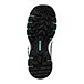 Women's Aluminum Toe Composite Plate Mid Cut Safety Hiker Boots - Black/Aqua