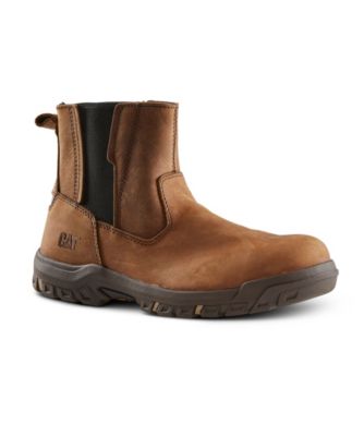 caterpillar slip on steel toe boots