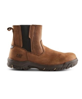 caterpillar steel toe pull on boots