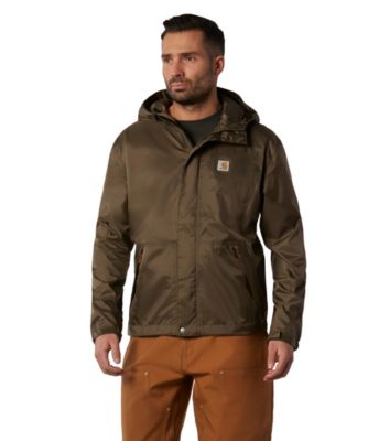 brown waterproof jacket