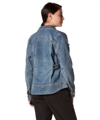 women's carhartt jean jacket